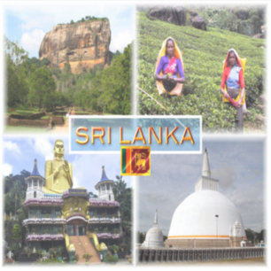 Adesivo LK Sigirija - Templo do Ouro - Dambulla - Stupa