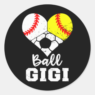 Adesivo Ll Gigi Coração Engraçado Venda Macio ll Futebol G