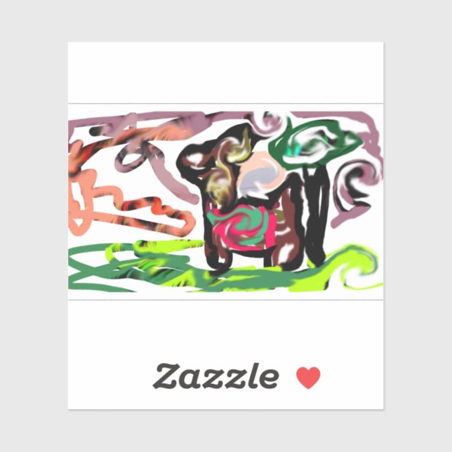 Adesivo Llama Lazy (Folha)