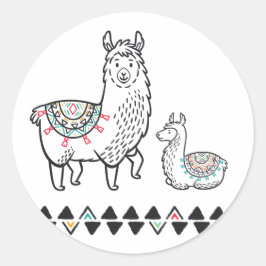 Adesivo Llama Mama Sticker