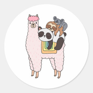 Adesivo Llama Panda Sloth Koala Sdormindo
