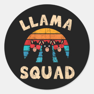 Adesivo Llama Squad Llama