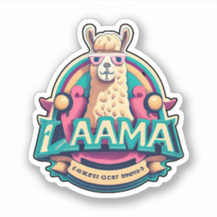 Adesivo Llama Stickers Adicionando um toque de reluzência 