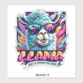 Adesivo Llama Stickers Adicionando um toque de reluzência