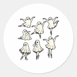 Adesivo Llet Ghost Llet Dancer Spooker Dance Teacher Hallo