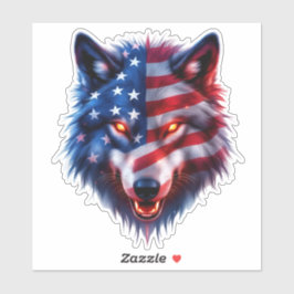 Adesivo Lobo Americano