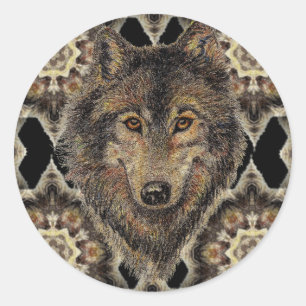 Adesivo Lobo, lobos, animal selvagem, natureza,
