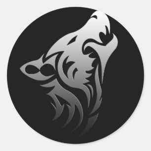 Adesivo Lobo tribal