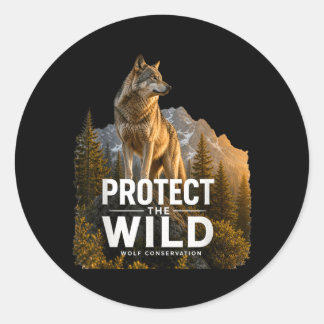 Adesivo Lobo Vida Selvagem Gráfico Natureza Conservação An