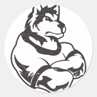 Adesivo Lobos ou Wolf Mascot