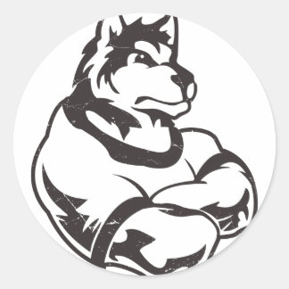 Adesivo Lobos ou Wolf Mascot
