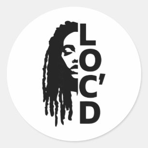 Adesivo Localizado Para a Vida Afro Locs Droga Dreadlocks