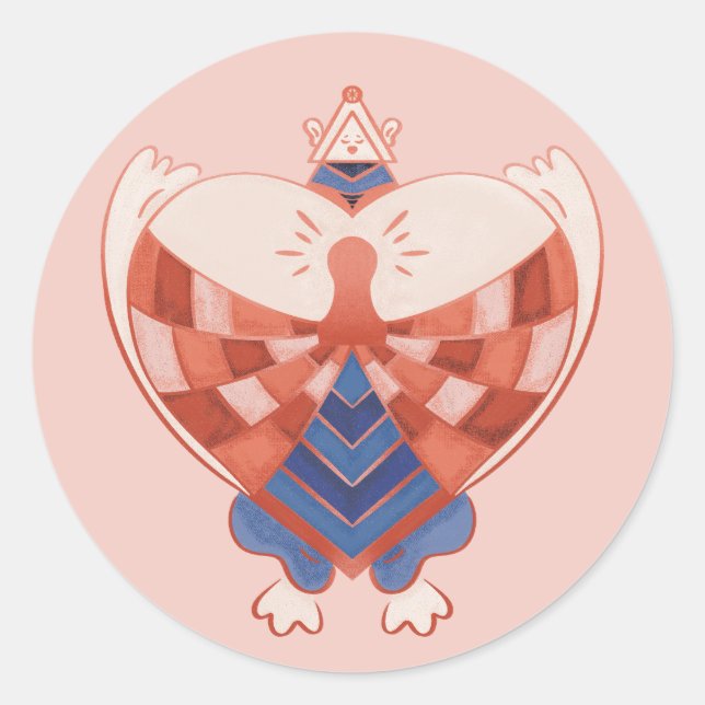 Adesivo Localizar Meu Coração: Bloqueio em Forma de Coraçã (Frente)