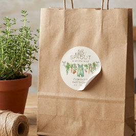 Adesivo Locally Grown Baby Shower Party