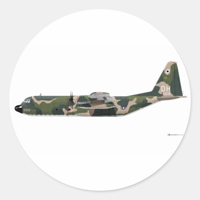 Adesivo Lockheed C- 130 Hércules Vietnã (Frente)