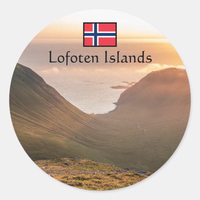 Adesivo Lofoten Islands Norway (Frente)
