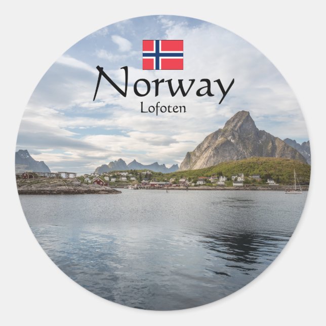 Adesivo Lofoten Noruega (Frente)