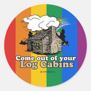 ADESIVO LOG CABIN REPUBLICANS