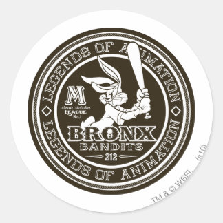 Adesivo LOGANTE BUG BUNNY™ Bronx Bomber's Logotipo Redondo
