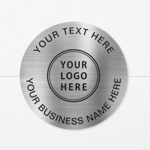 Adesivo Logo Business Prata
