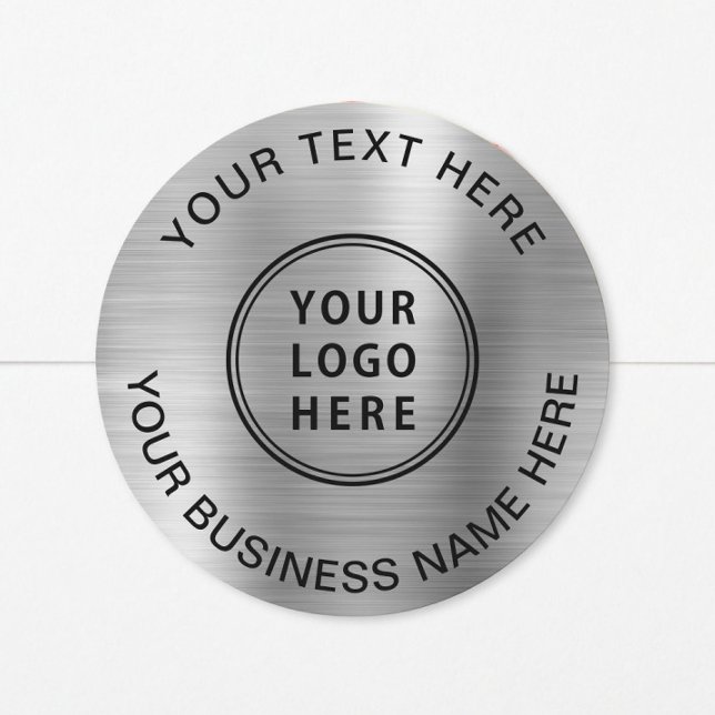Adesivo Logo Business Prata (Criador carregado)