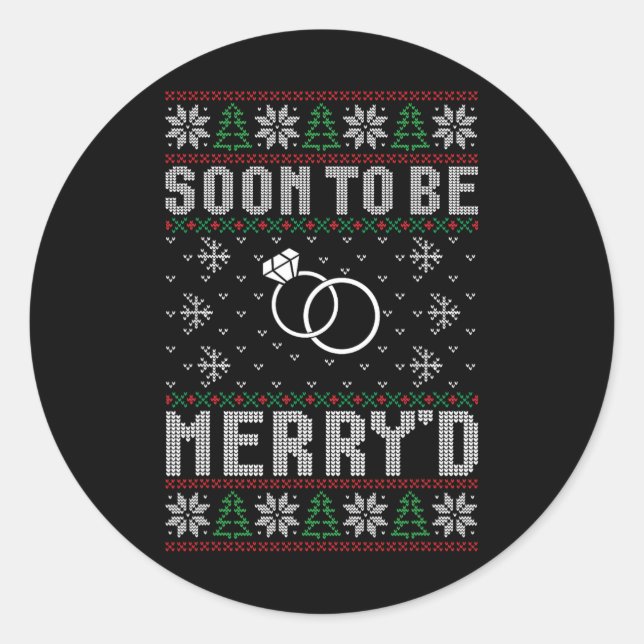 Adesivo Logo Casamento Merry'd Christmas Noiva Noivo C (Frente)