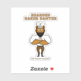 Adesivo Logo do podcast Baker Banter