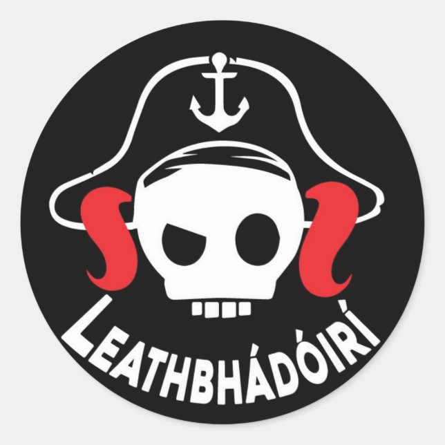 Adesivo Lógó Leathbhádóirí (Frente)