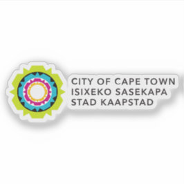 Adesivo Logo of Cape Town, the Republic of South Africa