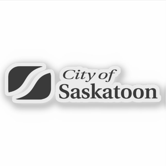 Adesivo Logo of the city of Saskatoon, Saskatchewan,Canada (Frente)