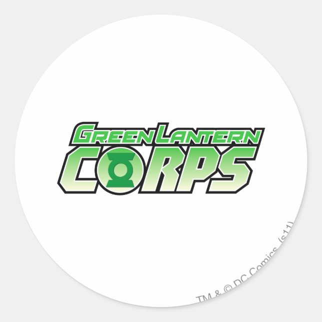 Adesivo Logotipo 2 da Gren Lantern Corps (Frente)