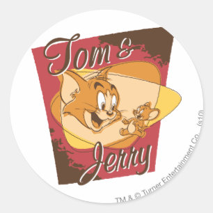 Adesivo Logotipo 2 de Tom e de Jerry