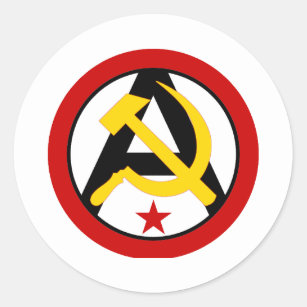 Adesivo logotipo Anarcho-comunista