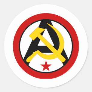 Adesivo Logotipo anarquo-comunista