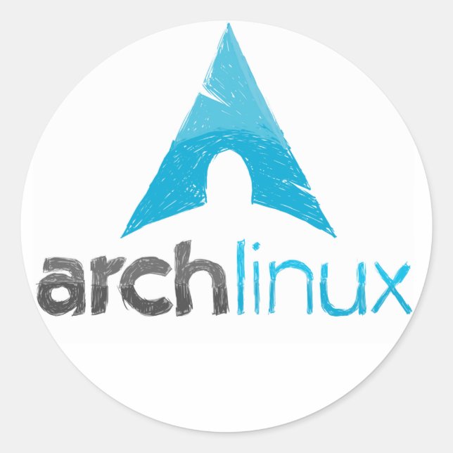 Adesivo Logotipo Arch Linux (Frente)
