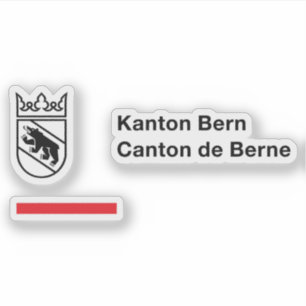 Adesivo Logótipo Bern, Cantão, Suiça
