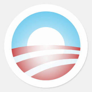 Adesivo Logotipo Big O Barack Obama