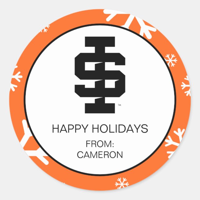 Adesivo Logotipo Bold Bengals da Universidade Estadual de  (Frente)