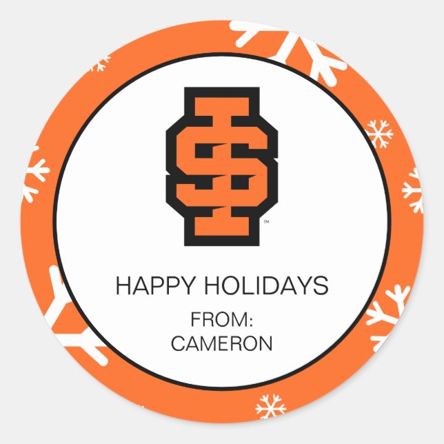 Adesivo Logotipo Bold Bengals da Universidade Estadual de  (Frente)