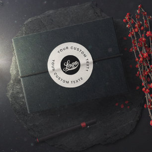 Adesivo Logotipo branco da empresa Marca comercial persona