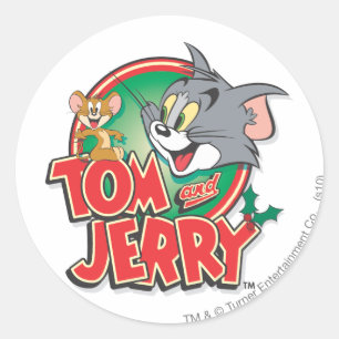 Adesivo Logotipo clássico do Tom e Jerry