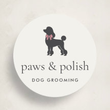 Logotipo Clássico Elegante de Aparador de Cães For
