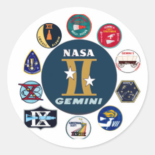 Adesivo Logotipo comemorativo Gemini