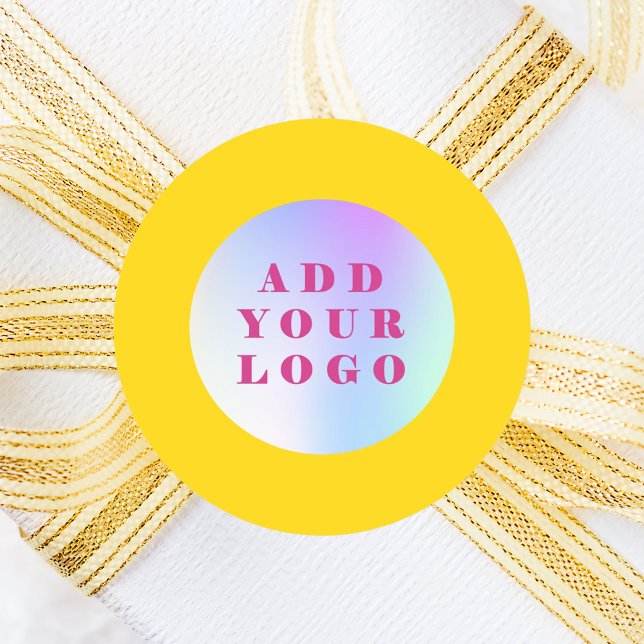 Adesivo Logotipo comercial amarelo (Criador carregado)