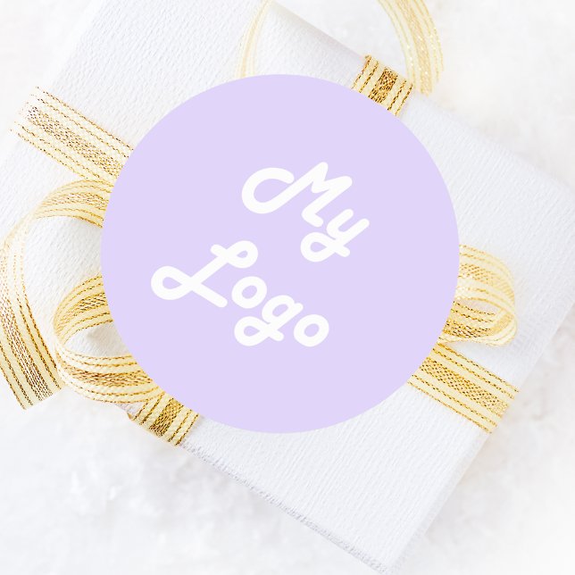 Adesivo Logotipo comercial da imagem de lavanda violeta (Criador carregado)