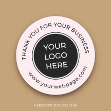 Logotipo comercial do PInk Black Obrigado