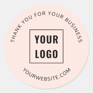 Adesivo Logotipo comercial do Promocional simples