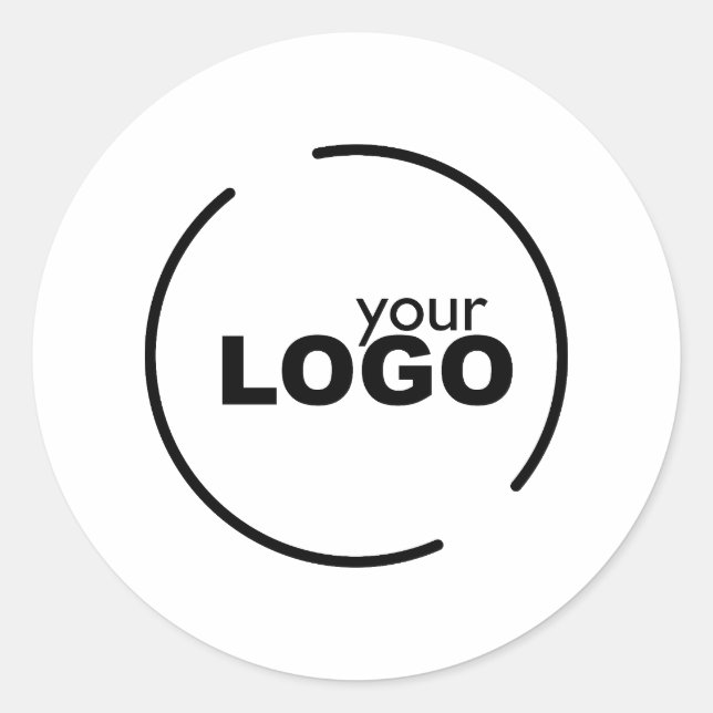 Adesivo Logotipo comercial moderno profissional (Frente)