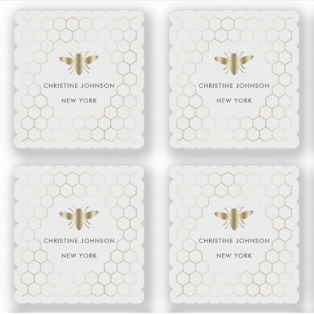 Adesivo logotipo da abelha (Frente)