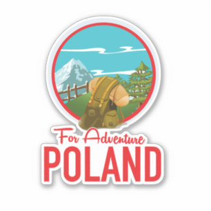 Adesivo Logotipo da Adventure Poland Travel
